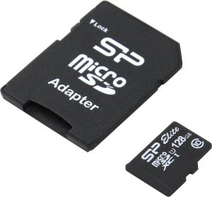 SP128GBSTXBU1V10SP         Карта памяти microSDXC, 128 ГБ, Class 10