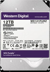 HDD 12000 GB (12 TB) SATA-III Purple (WD121PURZ)         Жесткий диск (HDD) для видеонаблюдения