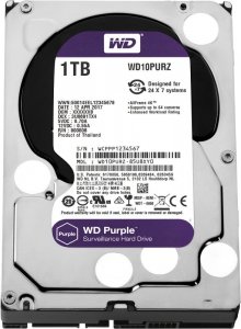 HDD 1000 GB (1 TB) SATA-III Purple (WD10PURZ)         Жесткий диск (HDD) для видеонаблюдения