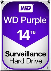 HDD 14000 GB (14 TB) SATA-III Purple (WD140PURZ)         Жесткий диск (HDD) для видеонаблюдения